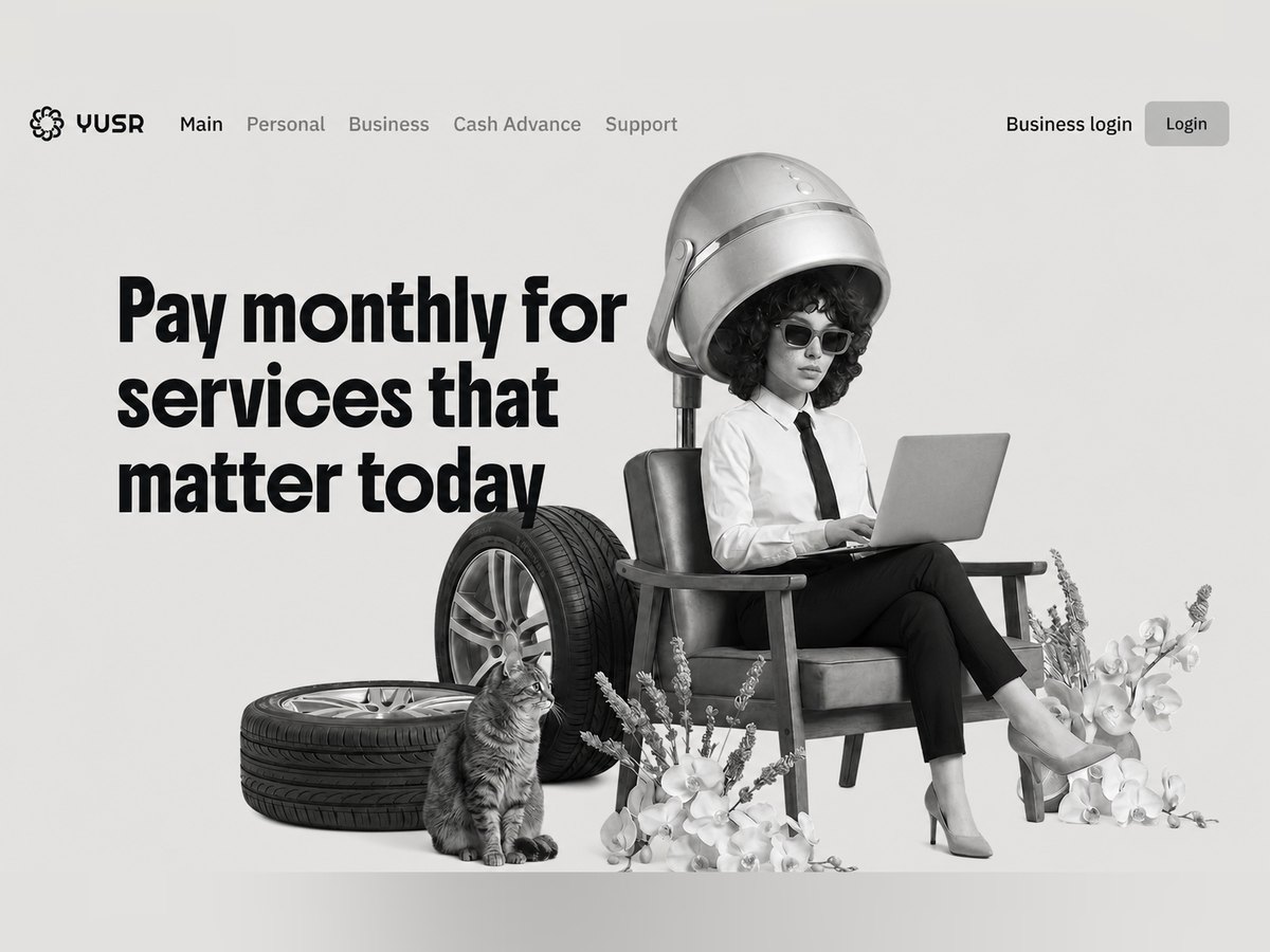 Yusr landing page